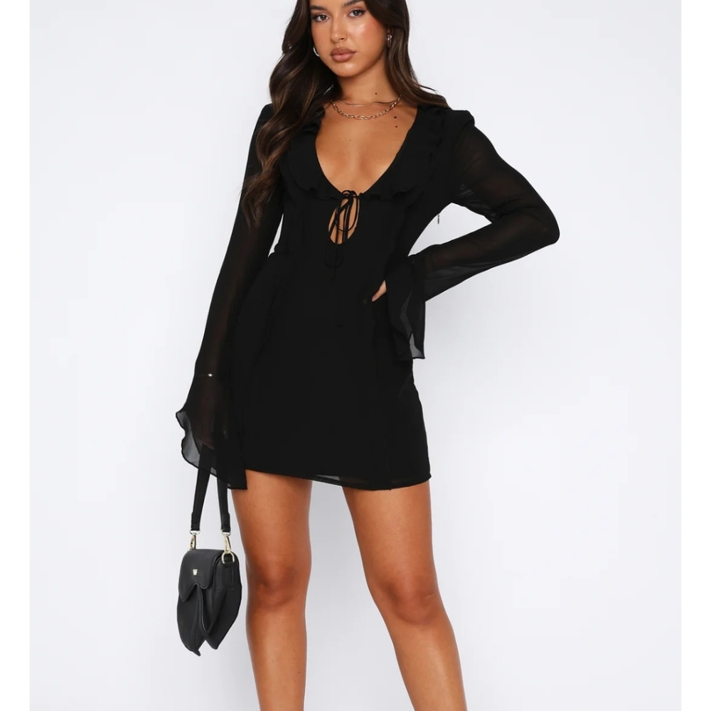 White Fox Boutique Long Sleeve Dress